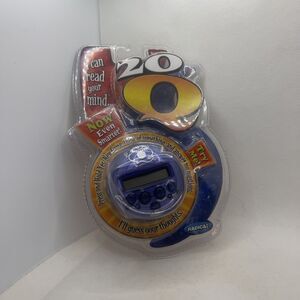 Radica 20Q 20 Questions PURPLE Electronic Handheld Game Vintage NEW